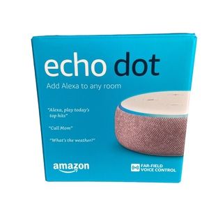 NIB Amazon Echo Dot (3rd Gen) Smart Speaker with Alexa - Plum
